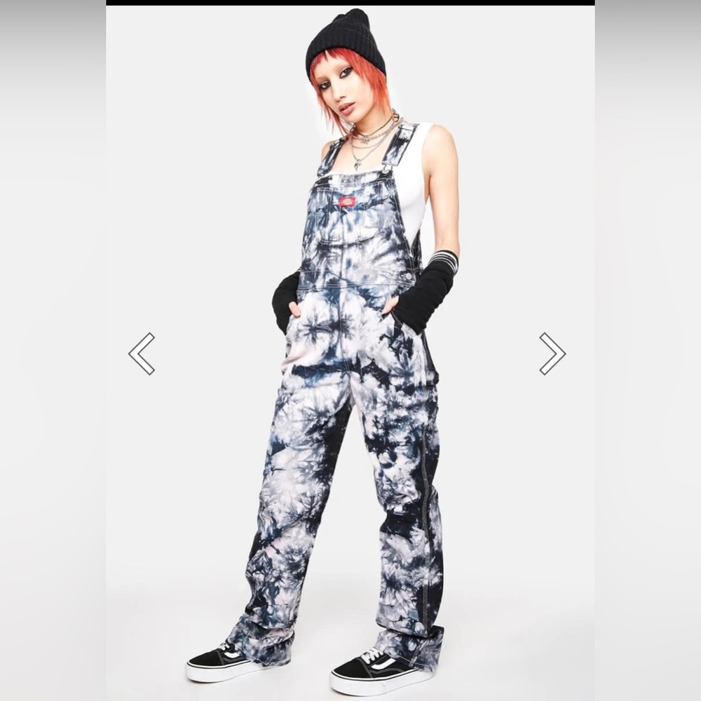 Tie dye Dickies overalls